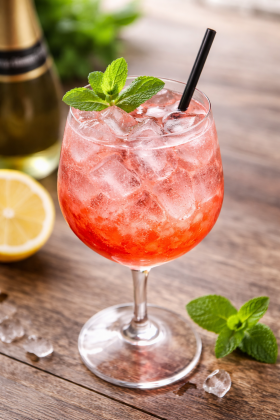 Strawberry spritz( алкогольний напій)